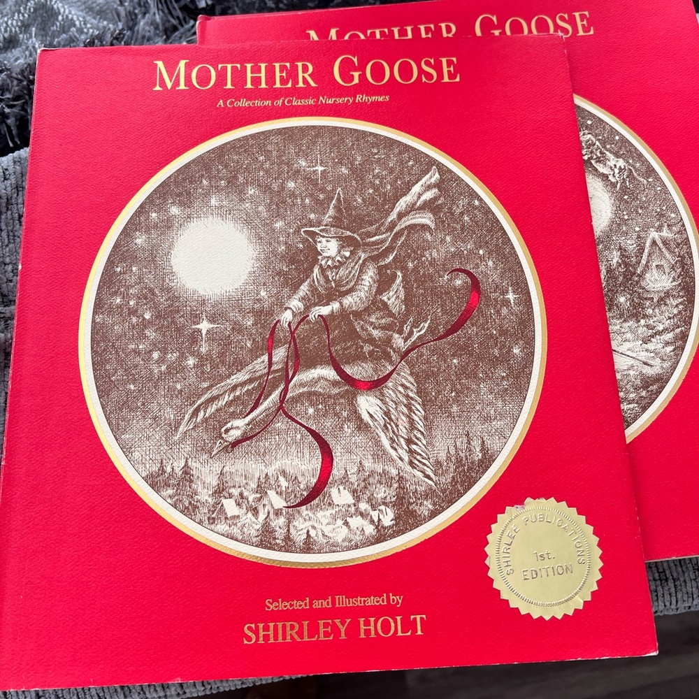 Mother Goose Nursery Rhymes collection Volume 1&2 signed by author